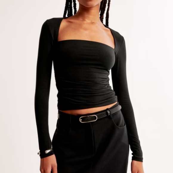 Abercrombie & Fitch Tops - Abercrombie & Fitch Ava Long-Sleeve Top